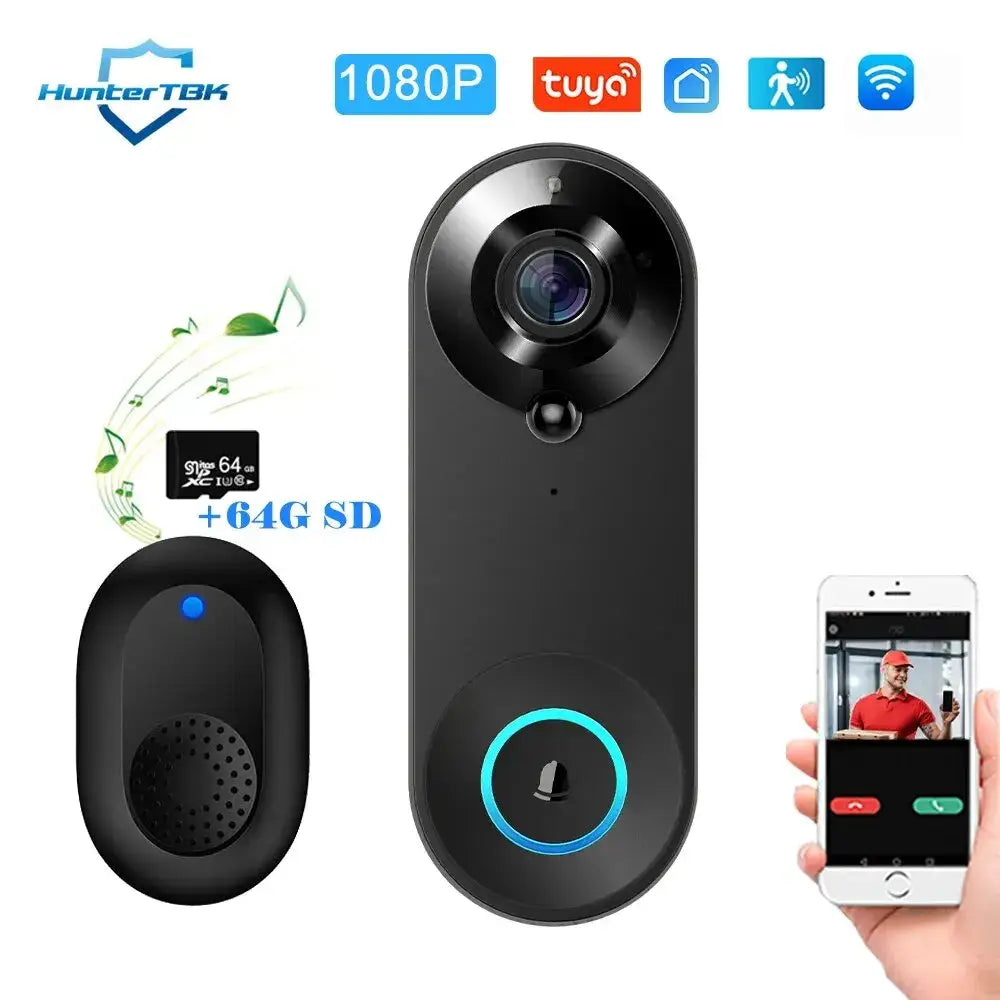 Discover Innovative 1080p Wireless WiFi Gadgets and Doorbells - with 64G SD