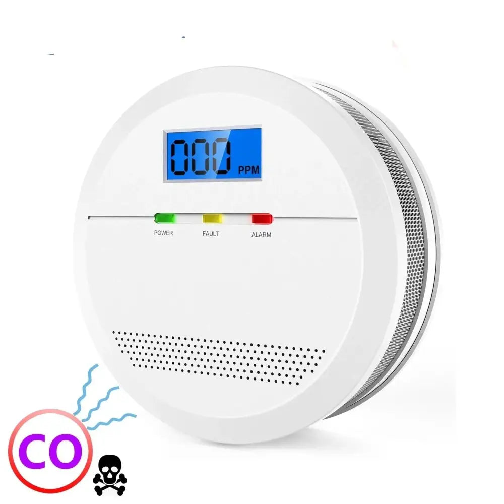 Discover Smart Carbon Monoxide Alarms with Digital Displays - 1 X CO Detector