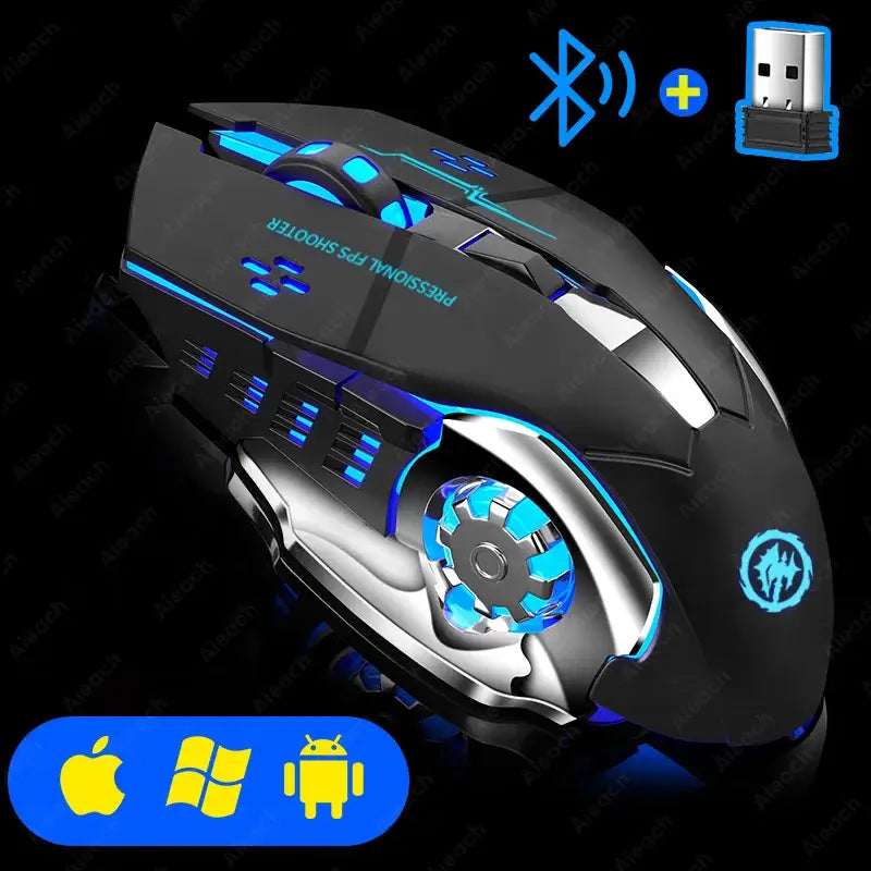 Discover the Latest Rechargeable Wireless Mouse and Office Innovations - Black