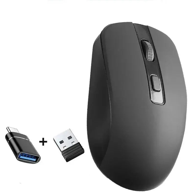 Elevate your computing experience with our new wireless mouse & convenient USB adapter