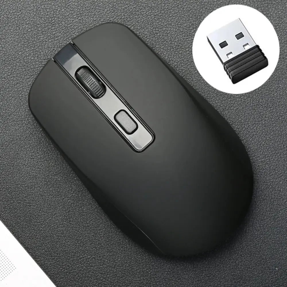 Upgrade your computing experience with our new wireless mouse featuring a scroll wheel and buttons