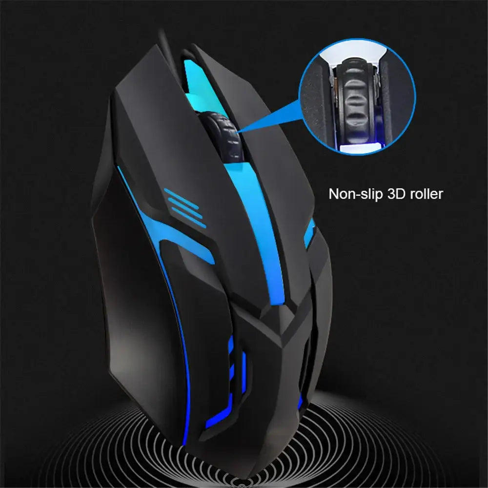 Elevate Your Game with Our Colorful LED Gaming Mouse at Electronook!