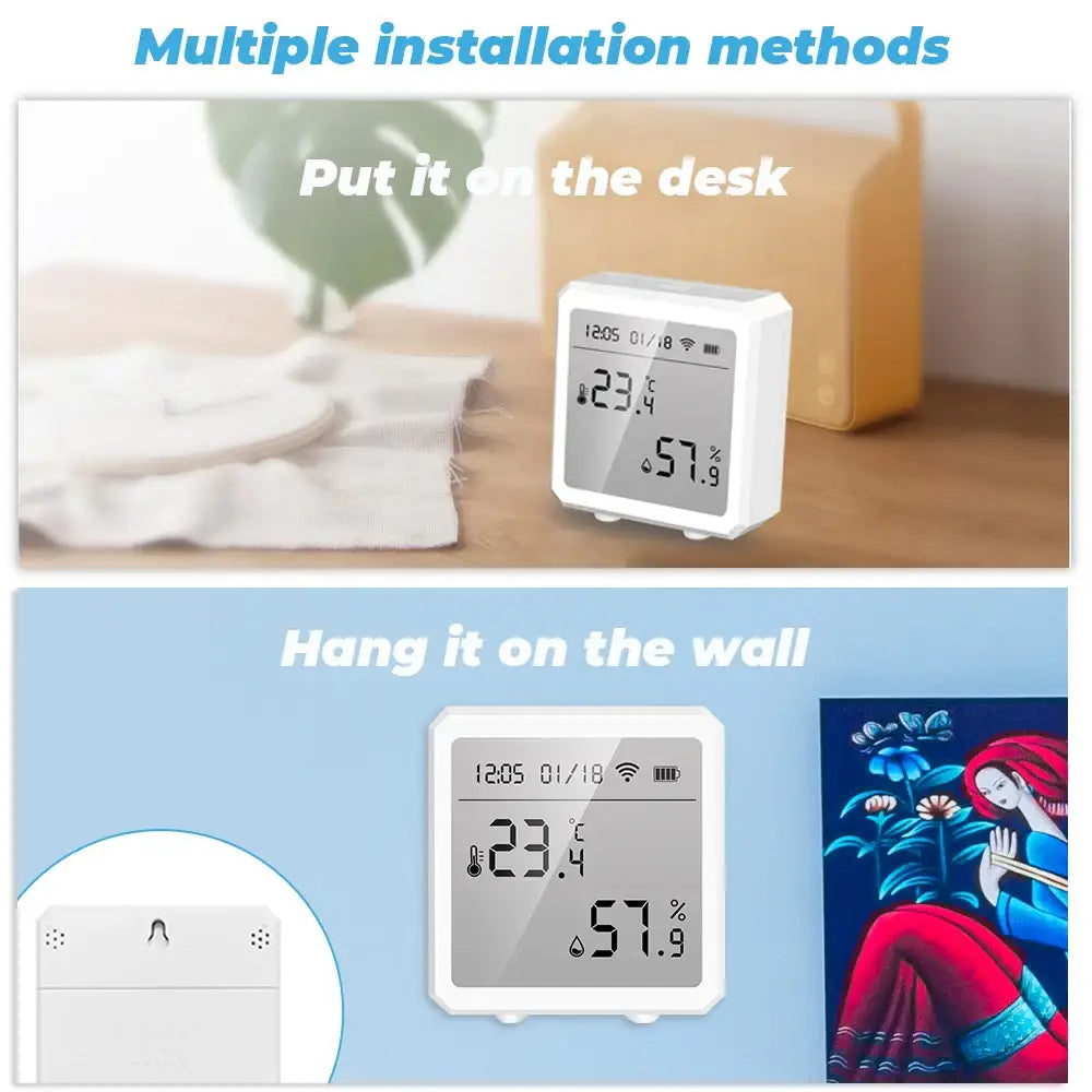 Elevate Your Home with Tuya Zigbee Smart Humidity & Temperature Sensors