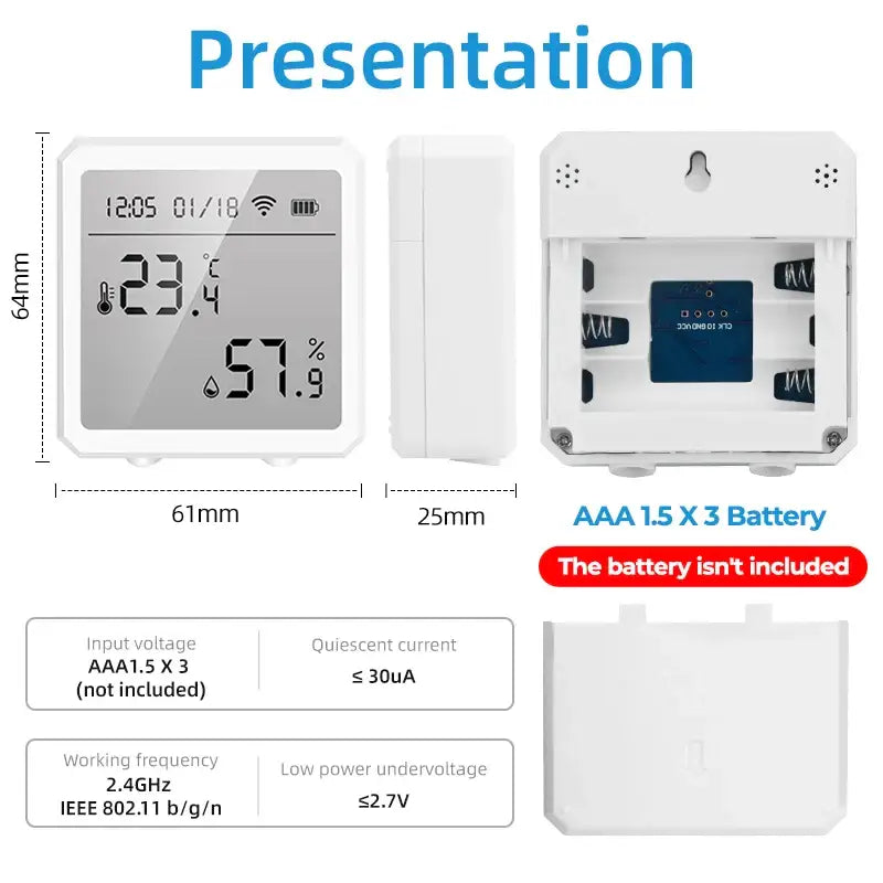 Elevate Your Home with Tuya Zigbee Smart Humidity & Temperature Sensors