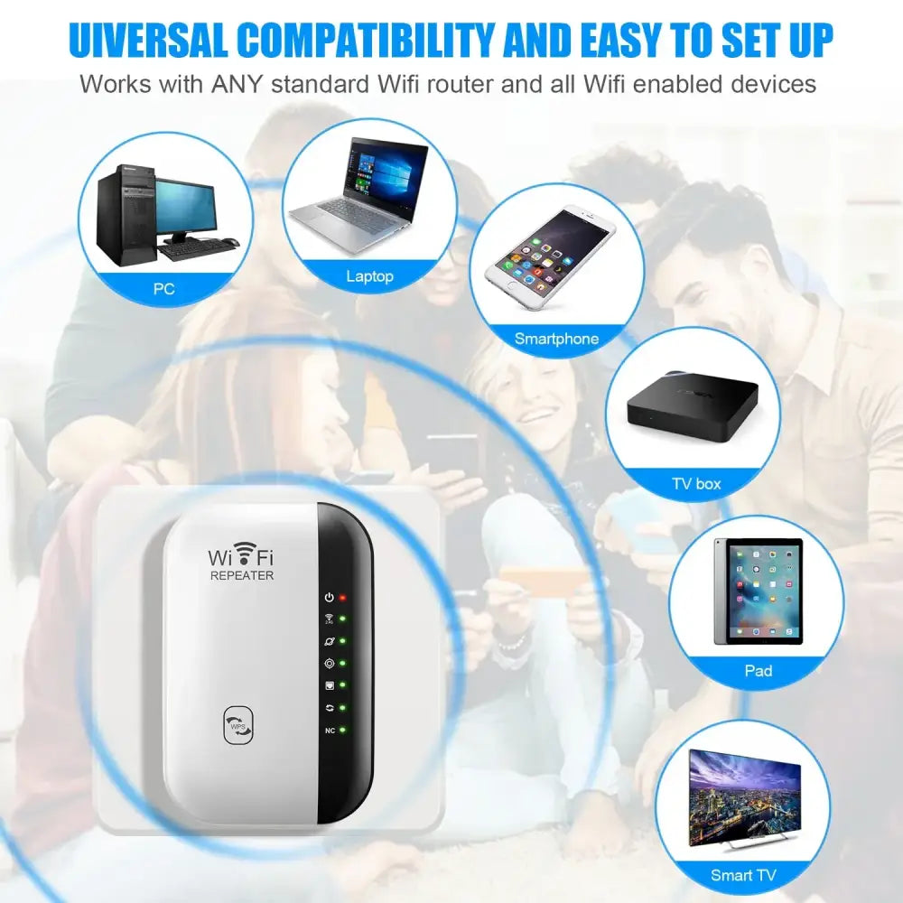 Elevate Your Lifestyle with Our 300Mbps WiFi Extender Amplifier