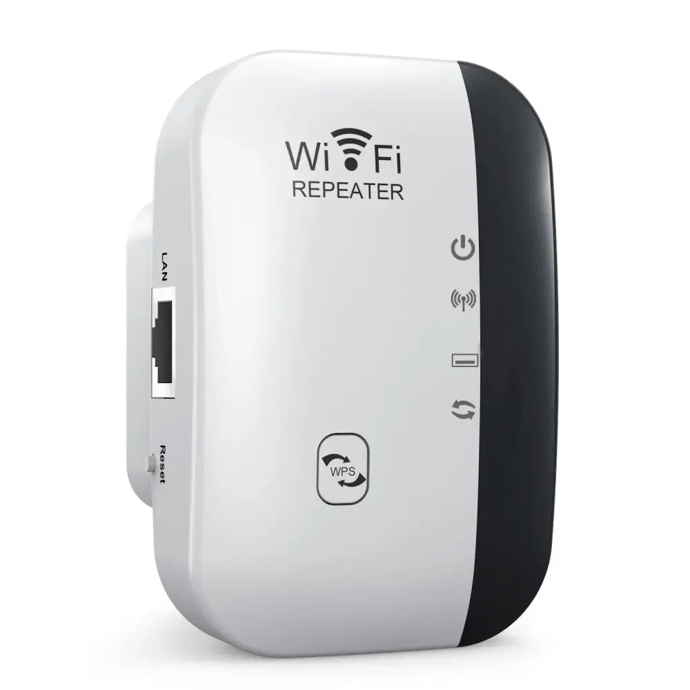 Elevate Your Lifestyle with Our 300Mbps WiFi Extender Amplifier - White 4 Status Light / EU Plug