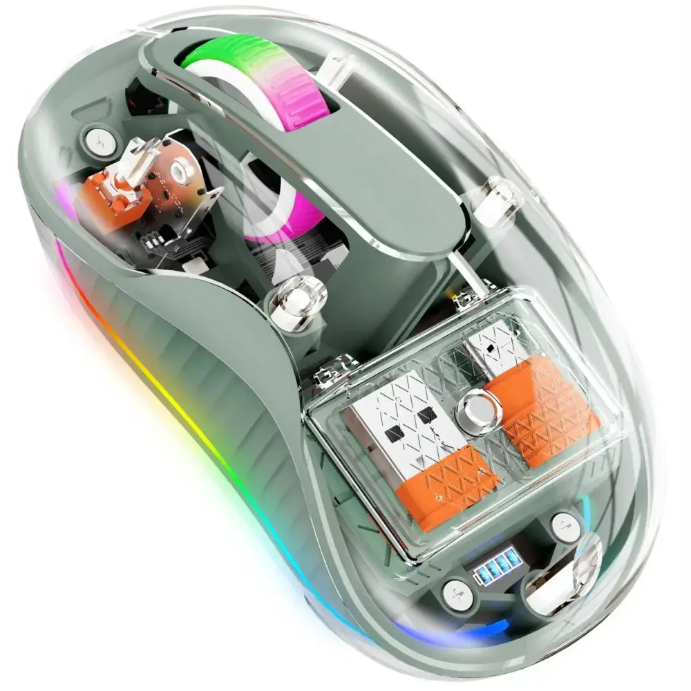 Elevate Your Workspace with Our Fully Transparent Mouse and New Arrivals - Green