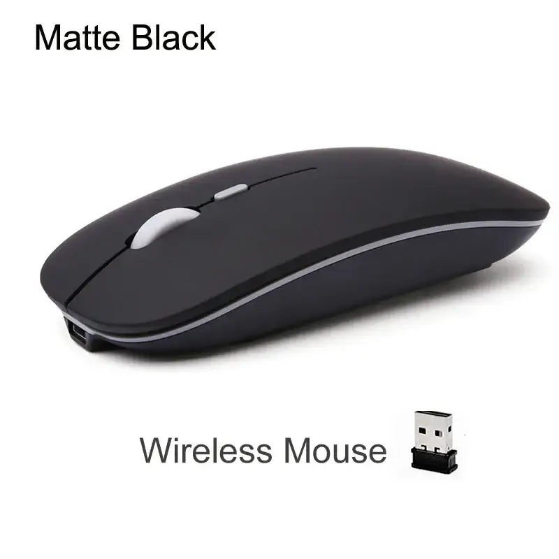 Elevate Your Workspace with Our New Optical Wireless Mouse Arrivals - Wireless Matte Black