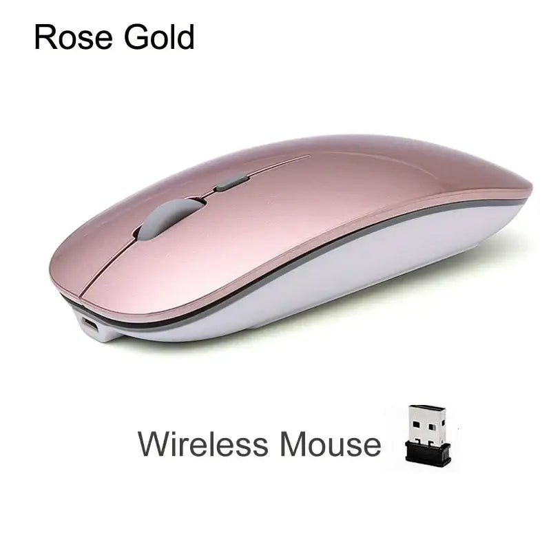 Elevate Your Workspace with Our New Optical Wireless Mouse Arrivals - Wireless Rose Gold