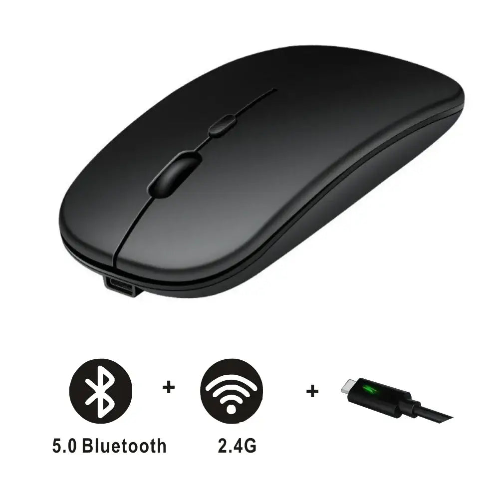 Elevate Your Workspace with Our Rechargeable Bluetooth Mouse and More - BluetoothUSBCharge1