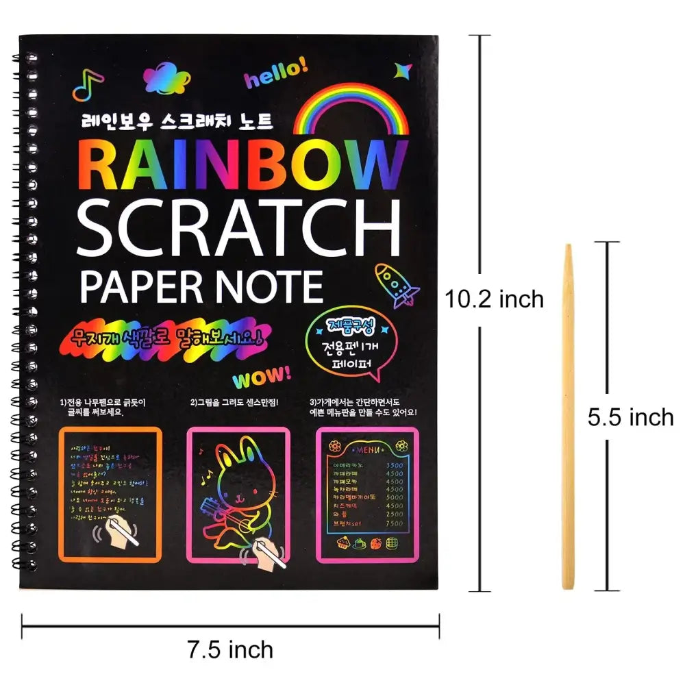 Elevate Your Workspace with Rainbow Scratch Paper and More New Arrivals - 2PCs