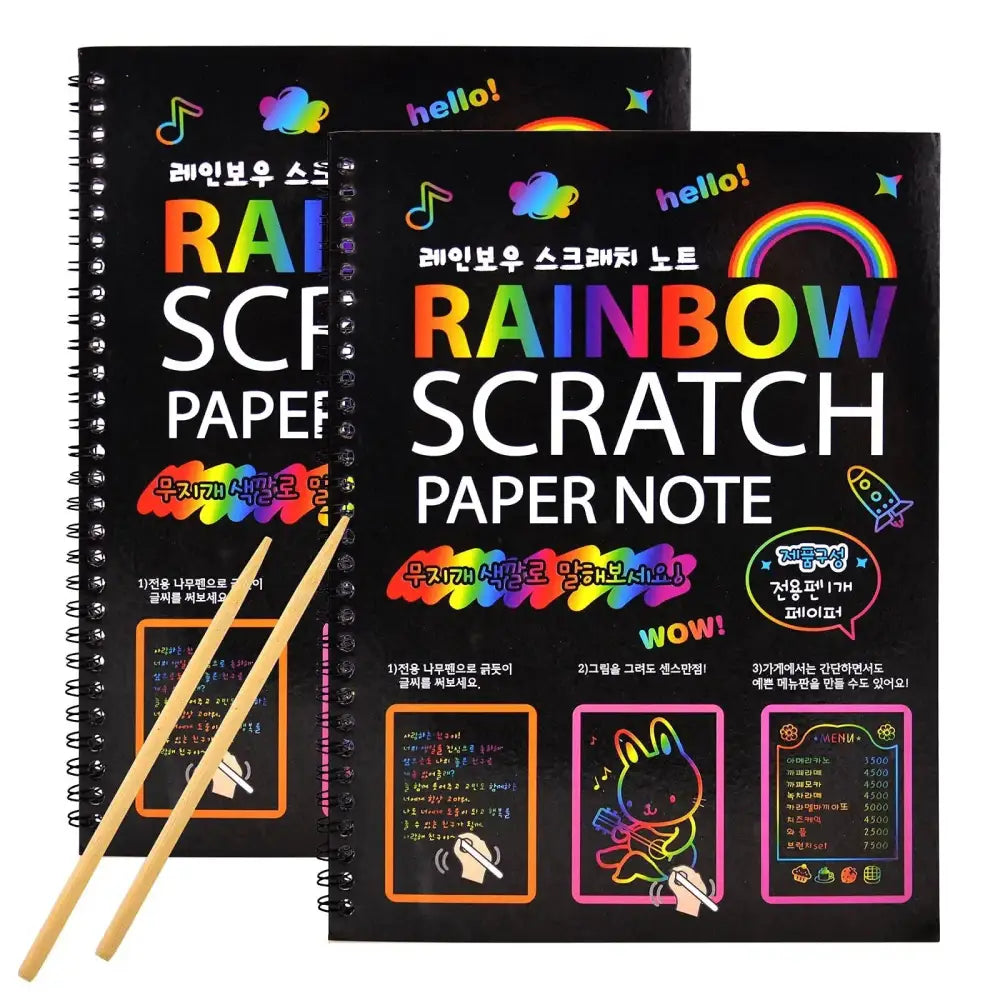 Elevate Your Workspace with Rainbow Scratch Paper and More New Arrivals - 2PCs