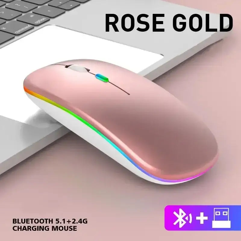 Explore Innovative Gadgets: Luminous Wireless Mouse & More - Rose