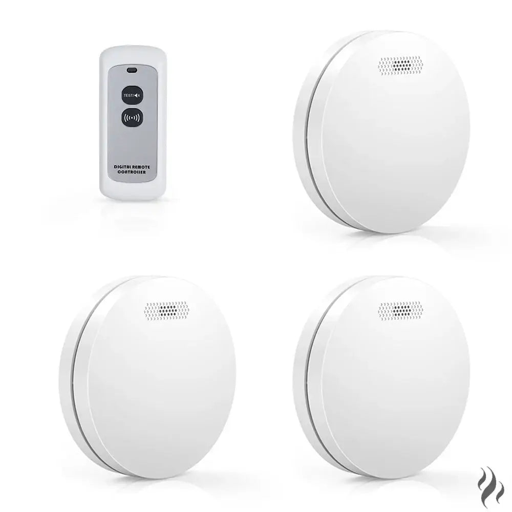 Explore Innovative Interlinked Smoke Detectors and Gadgets - 3x Smoke detector