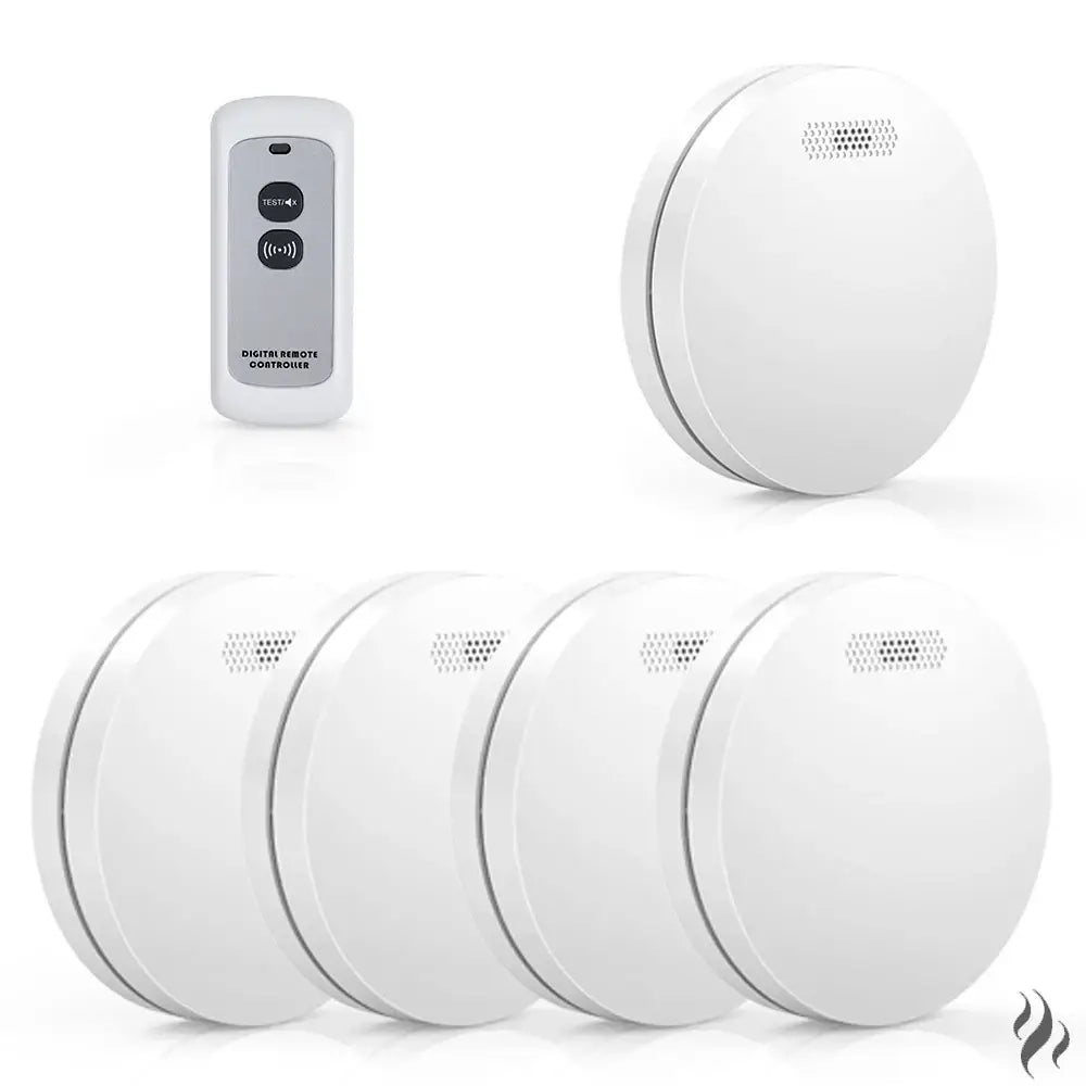 Explore Innovative Interlinked Smoke Detectors and Gadgets - 5x Smoke detector