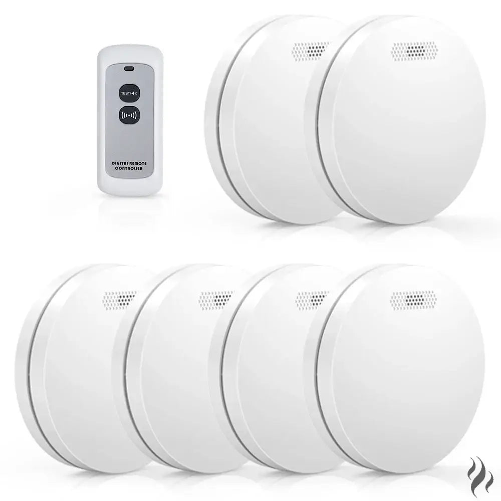 Explore Innovative Interlinked Smoke Detectors and Gadgets - 6x Smoke detector