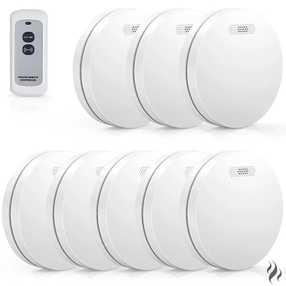 Explore Innovative Interlinked Smoke Detectors and Gadgets - 8x Smoke detector