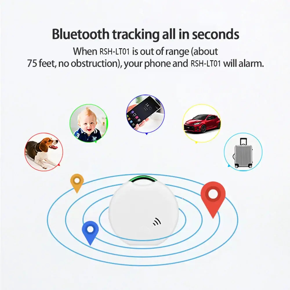 Explore Innovative Smart GPS Trackers for Modern Living - 1 PCS White