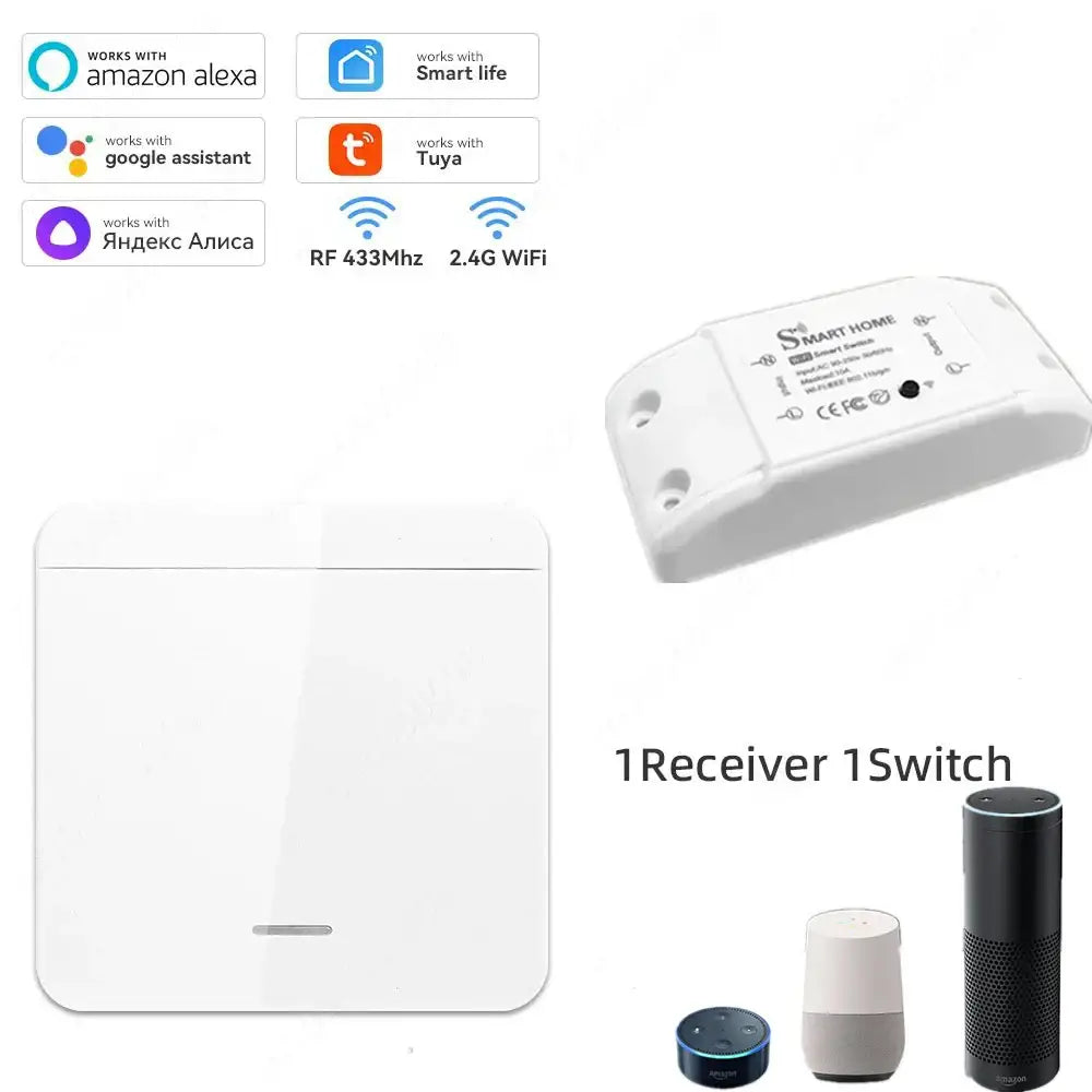 Explore Innovative Wireless WiFi Smart Electronics and Light Switches - 1 gang Switch