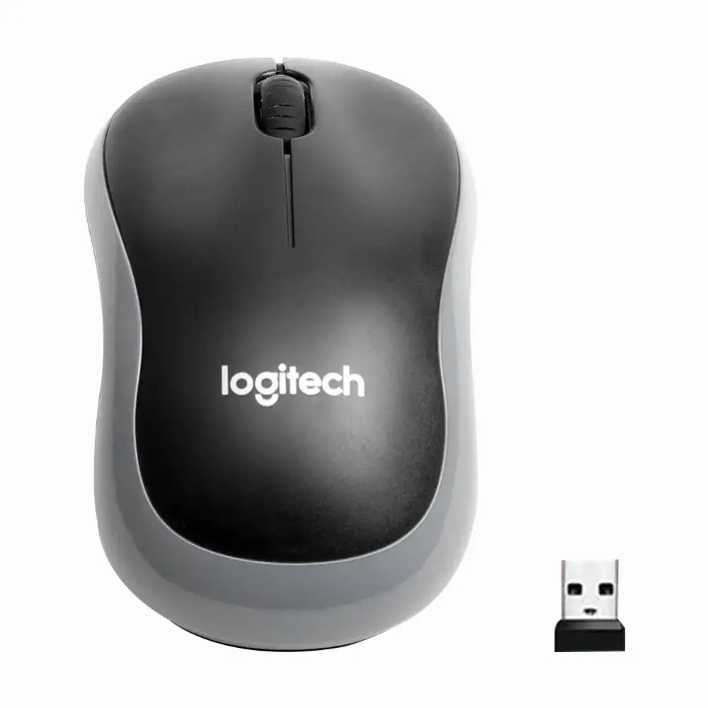 Logitech wireless mouse and USB receiver for seamless connectivity in computer & office setups