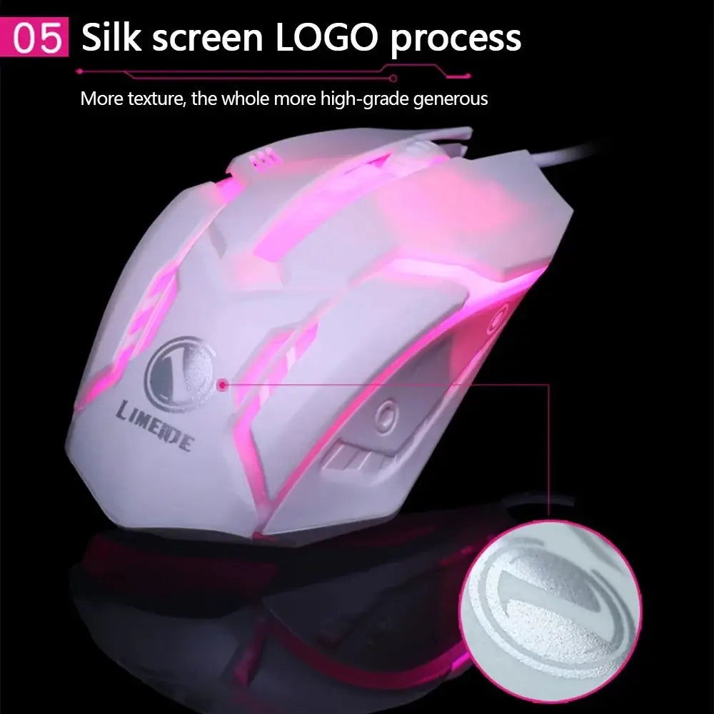 Explore Our Luminous Backlit Wired Mouse for Ultimate Productivity