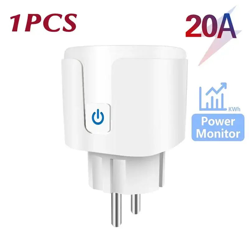 Explore Smart Electronics: Wireless WiFi Plugs & More at Electronook - 20A Smart Socket EU