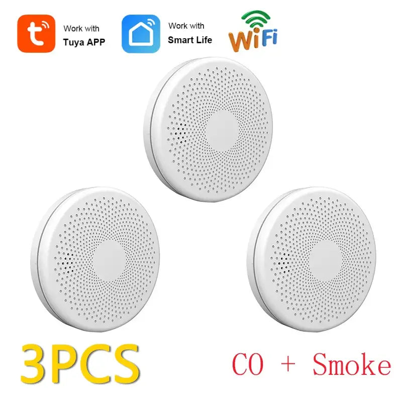 Explore Smart Home Innovations & Carbon Monoxide Alarms Today - 3 PCS