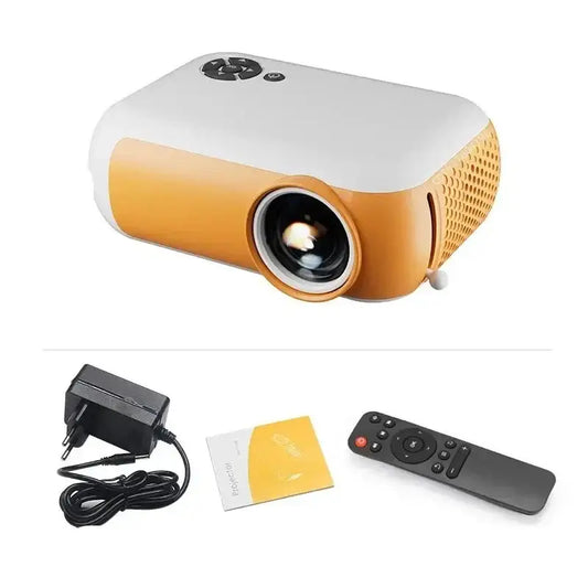 Explore the Latest 3D Mini Videoprojector for Incredible Projections - US PLUG / White