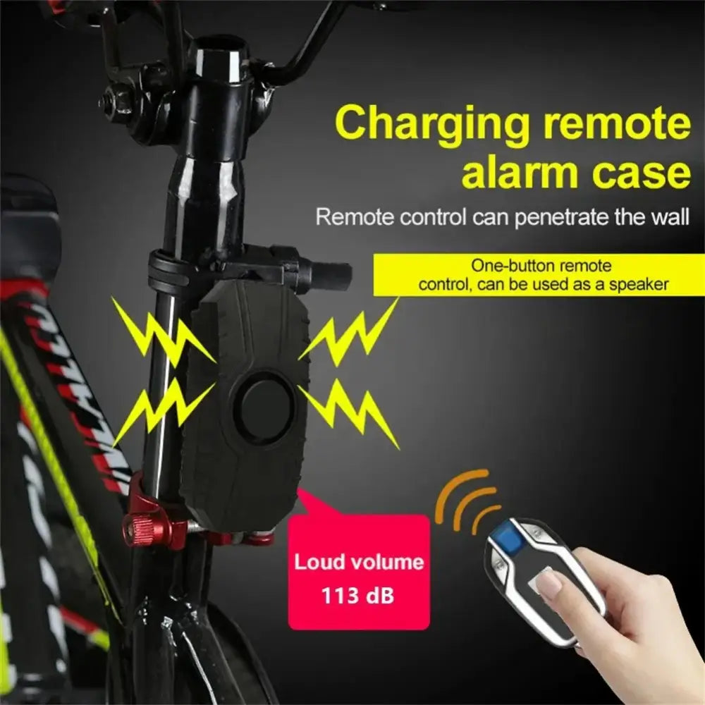 Explore the Latest Wireless Bicycle Vibration Alarms at Electronook - Black