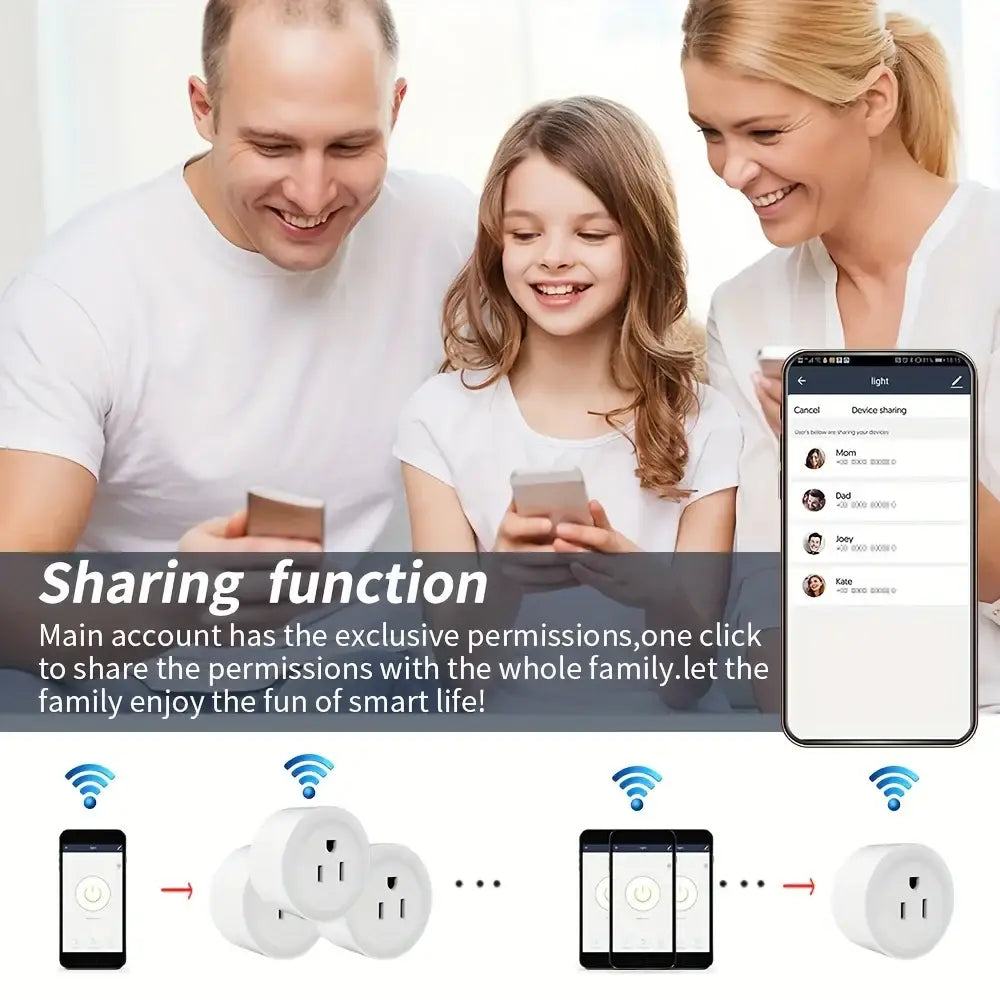 Revolutionize Your Life with Our Smart Plug 10A WiFi Technology - US Plug 100-240V