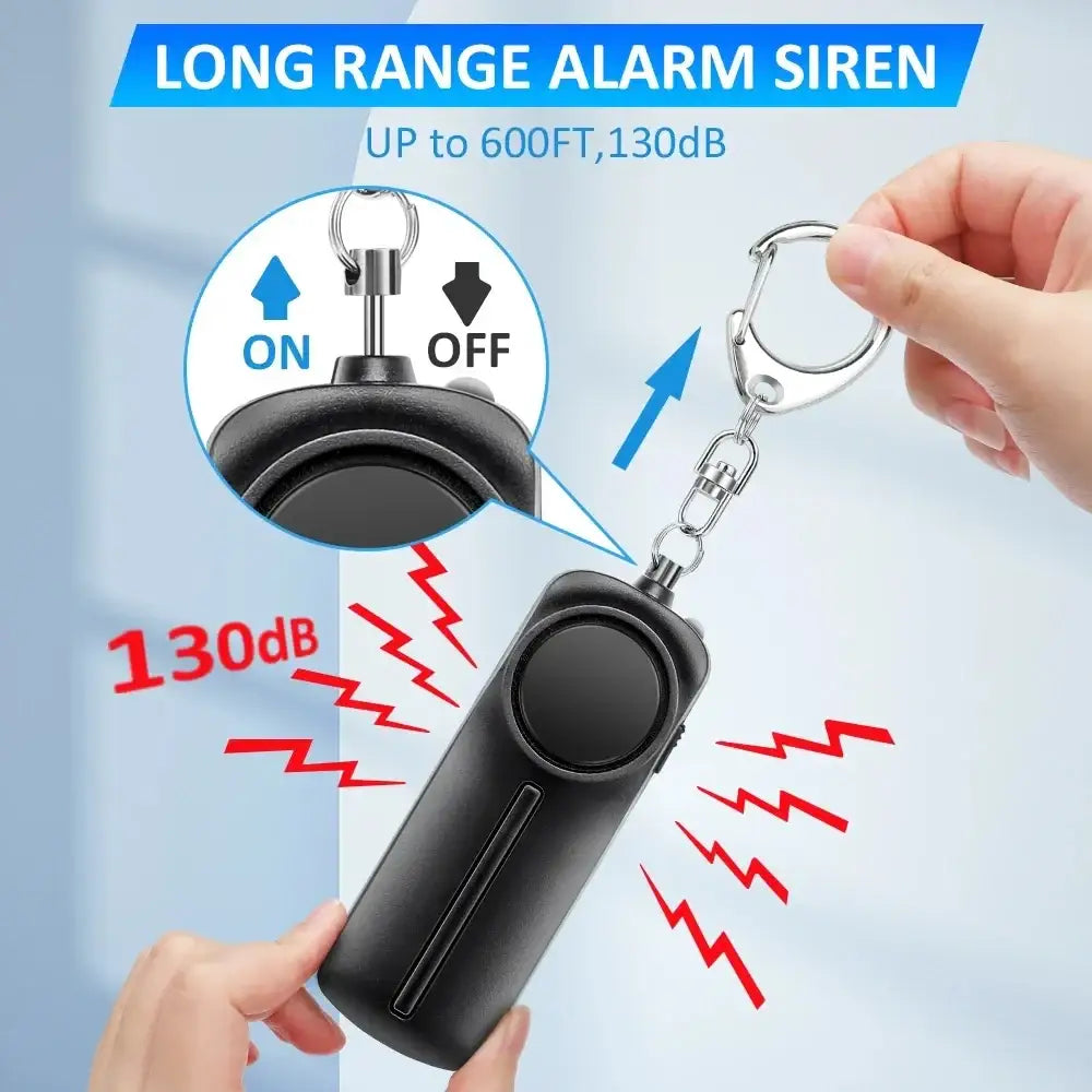 Revolutionize Your Tech with Our 130dB Personal Defense Alarm