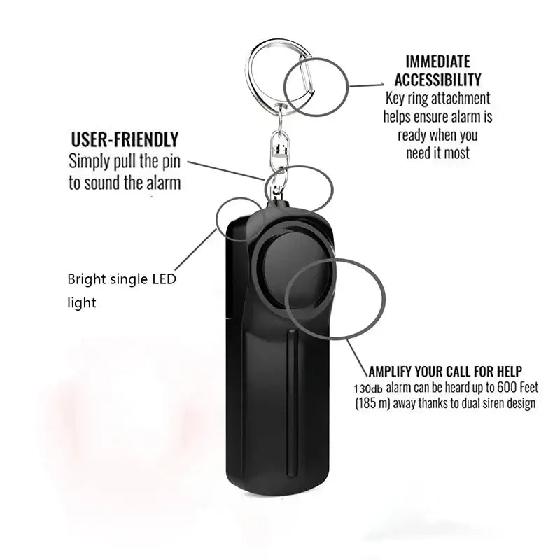 Revolutionize Your Tech with Our 130dB Personal Defense Alarm