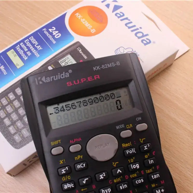 Shop Multifunctional Student Scientific Function Calculators and More - black