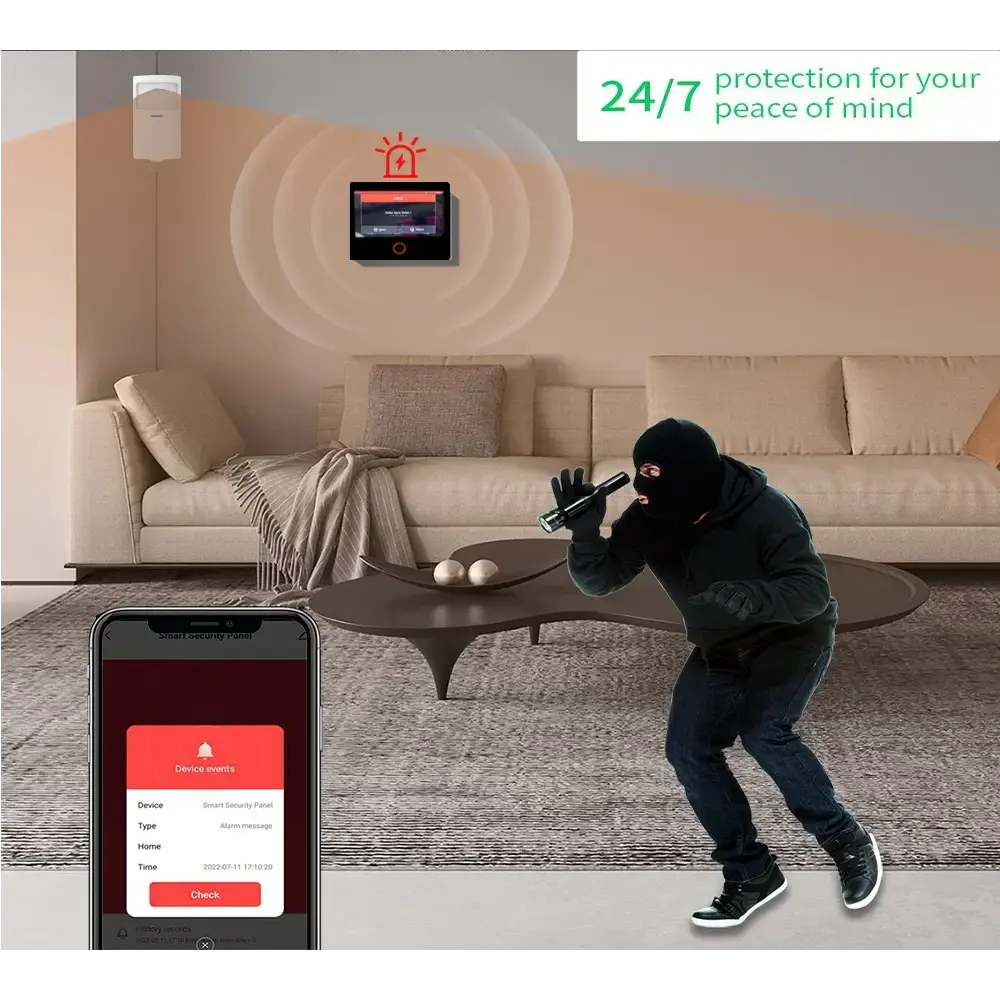 Smart Home Security: Enhance Your Home’s Protection Effortlessly - Alarm host WiFi 4G / EU Plug