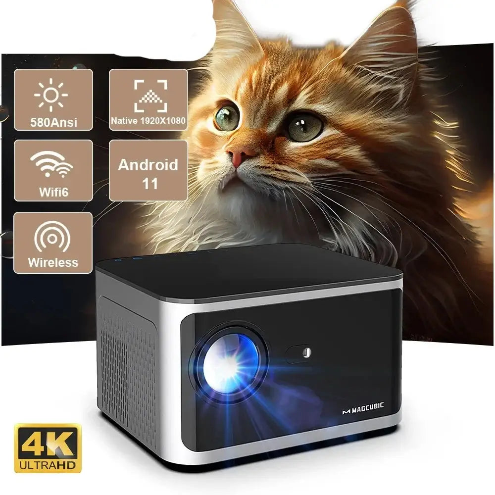 Transform Your Home Cinema Experience with the Magcubic Android Projector