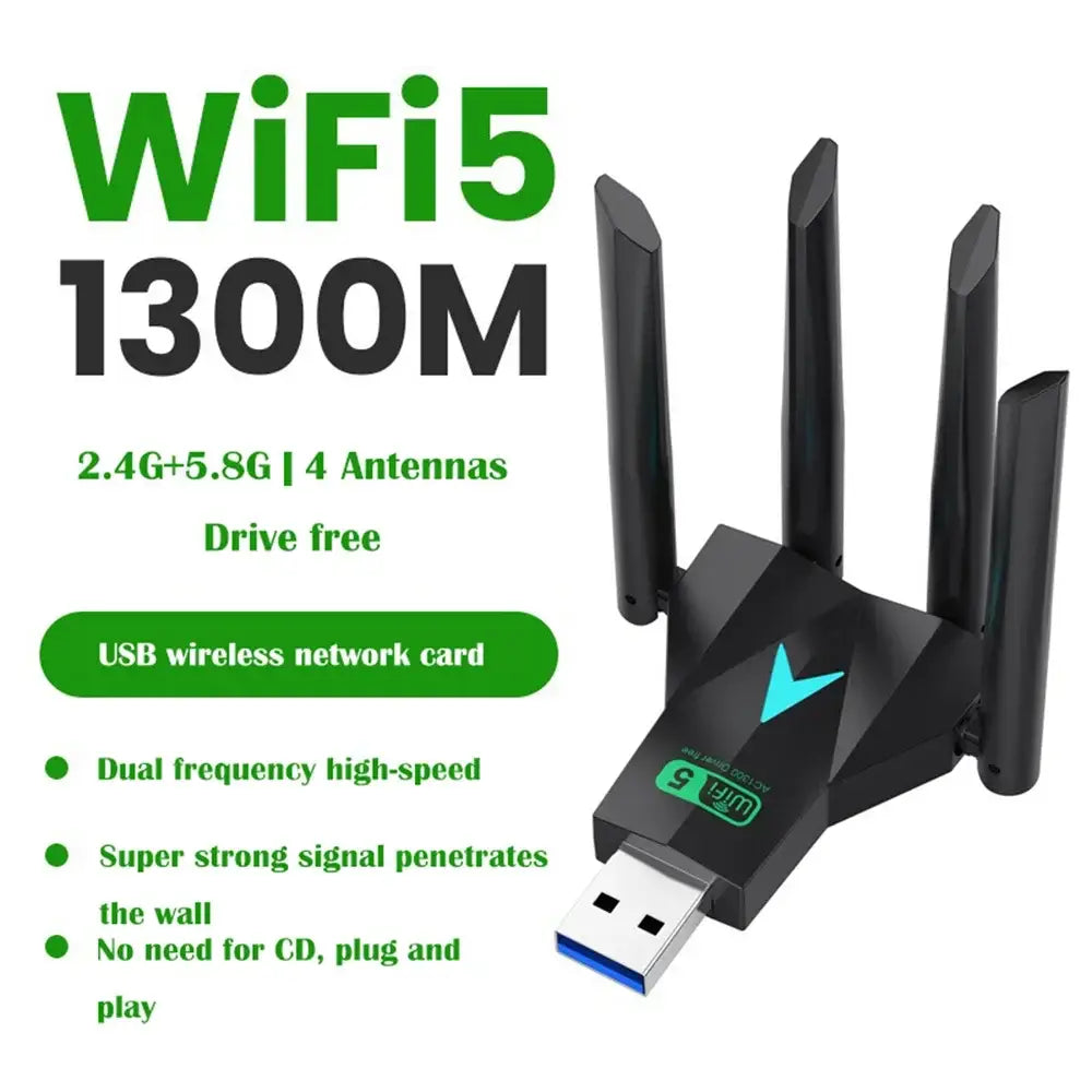 1300 Mbps USB WiFi Adaptor