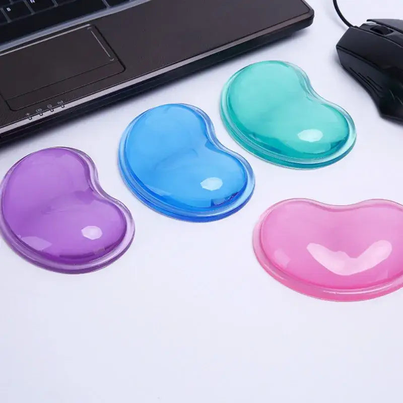 Upgrade Your Workspace with Fashion Silicone Heart-Shaped Wrist Pads