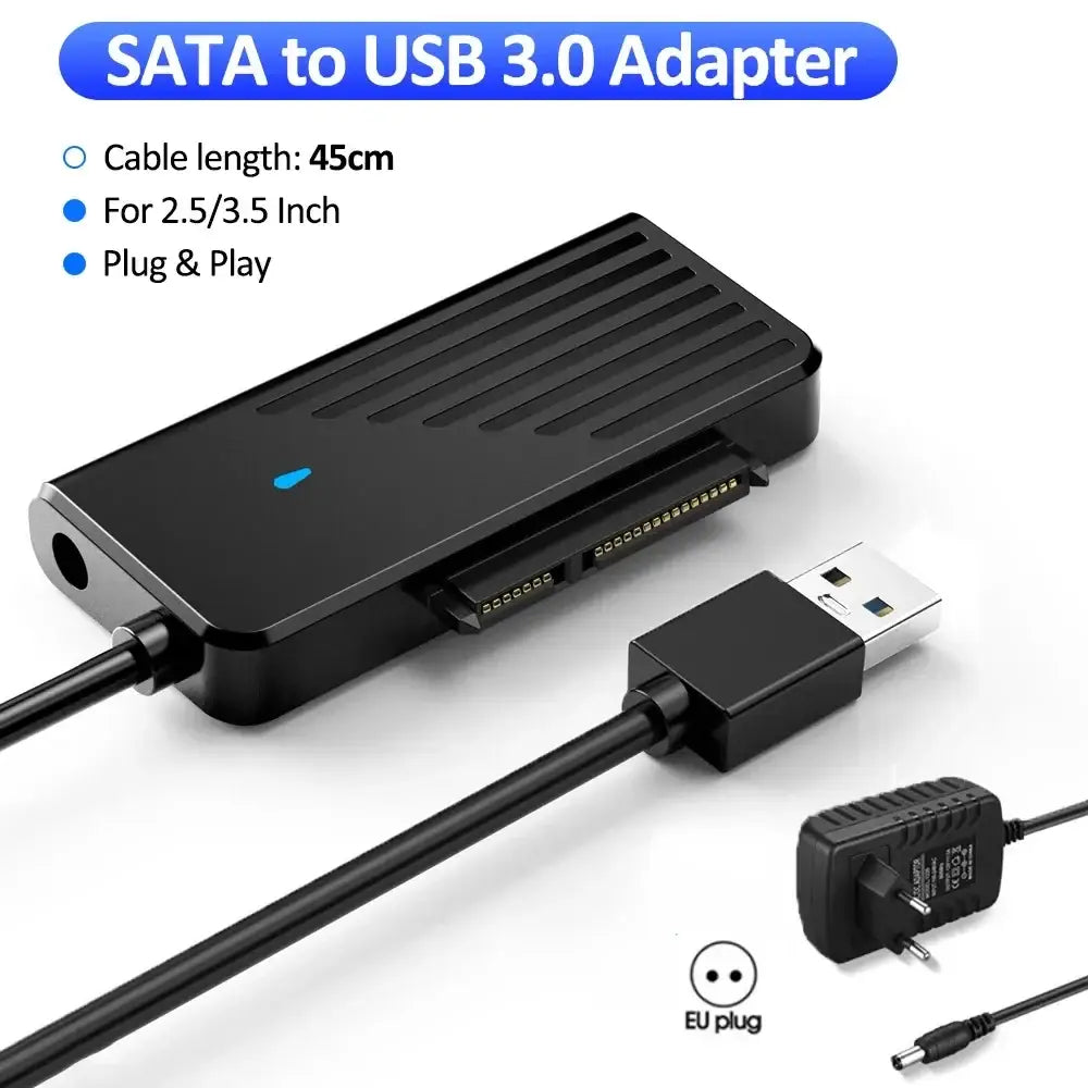 Upgrade Your Workspace with Our New SATA Adapter Cables - with EU plug